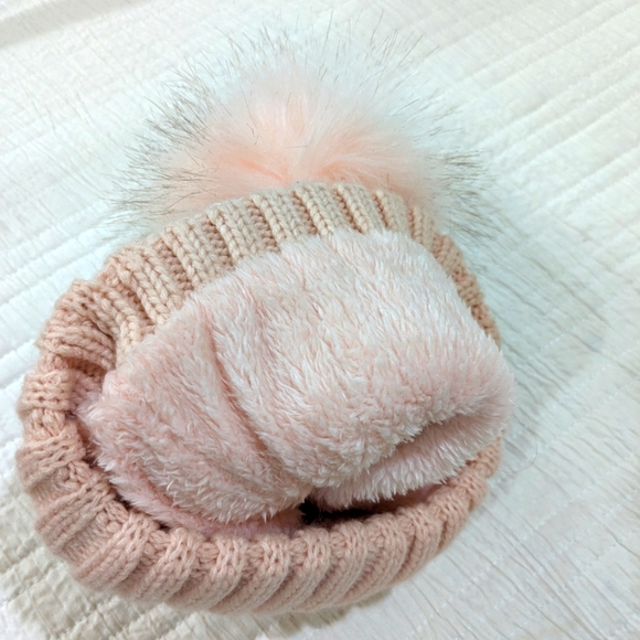 Pink PomPom Hat - Picture 3 of 3